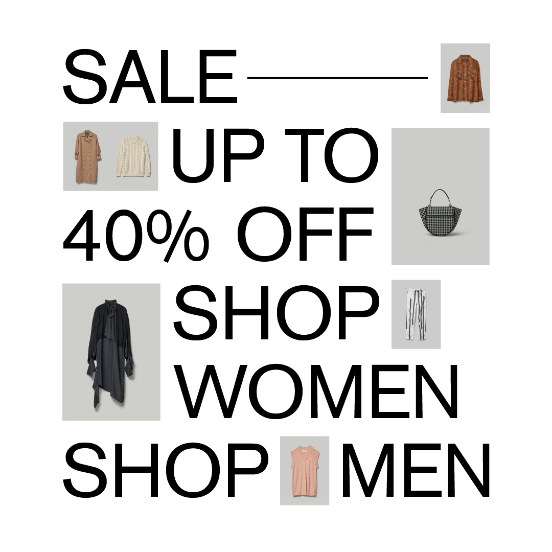 Sale is here. 

Up to 40% off the season's latest markdowns. soo.nr/bUPK