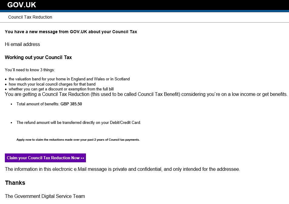 dartfordbc's tweet photo. We've recently been notified of the below phishing email scam. Please share with businesses and remember to be vigilant and stay safe online. @dartfordliving @AvtarSandhuMBE https://t.co/6SHycp1MnC