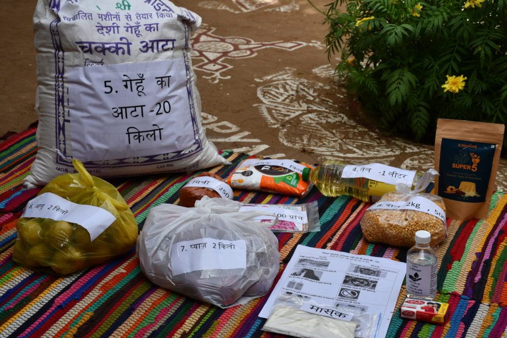 BarefootCollege's tweet photo. Immediate COVID-19 response update- we have already raised and donated over USD $235000 for ration kit distribution across rural India.
Ration kits have reached over 6000 people and counting.

Help us amplify this impact today:
https://t.co/NrSXXDF8zk
https://t.co/uolSSOh6jj https://t.co/2Lj94udRmU
