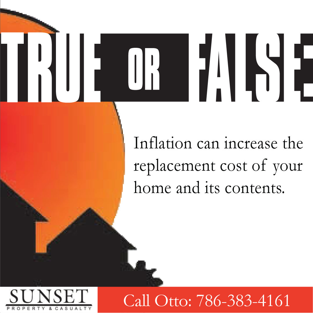 OttoOlivaSPC's tweet image. Inflation can increase the replacement cost of your home and its contents. 
Call Otto at 786-383-4161 or schedule a consult by clicking the link in bio.
.
.
.
.
.
@sunset_property_and_casualty#sunsetpropertyandcasualty #spcinsurance #floridainsuranceusa #floridainsuranceagent