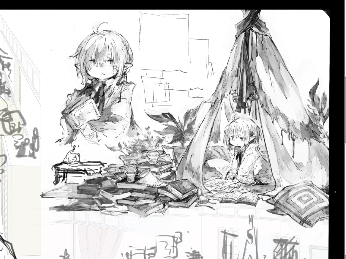 星野さんち@Lepharrlaのほんのゲスト原稿を書いてるよう。
〆切がやばいぞう… 