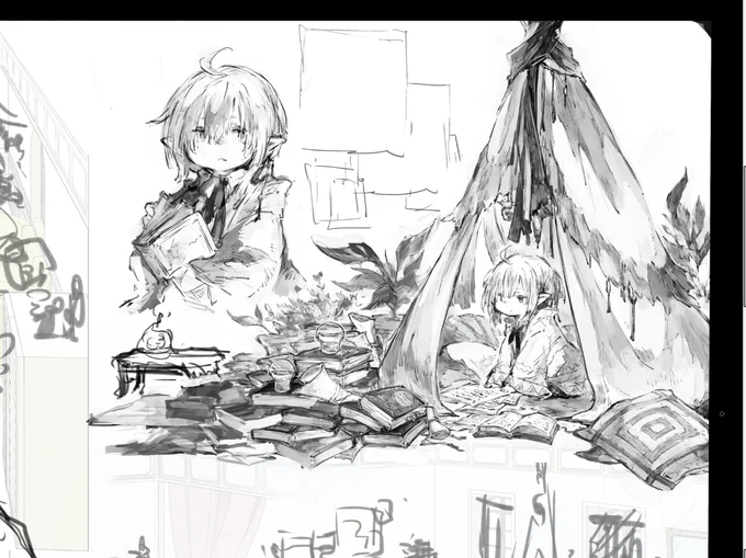 星野さんち@Lepharrlaのほんのゲスト原稿を書いてるよう。
〆切がやばいぞう… 