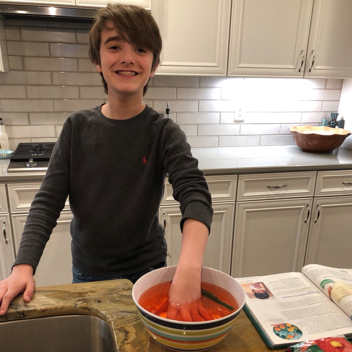 BriarwoodChrSch's tweet photo. Braden Johnson (6th) did an at home science experiment on their study of immune system and integumentary systems! #wearebriarwood #inspiringlearners #equippingleaders #remotelearningplan #coronavirusschoolclosure https://t.co/3xOqBSHBAZ