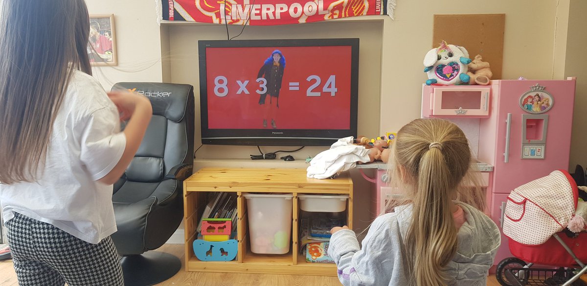 Eloise having a go at the maths supermover video <a href="/springwoodyear3/">Year 3</a>