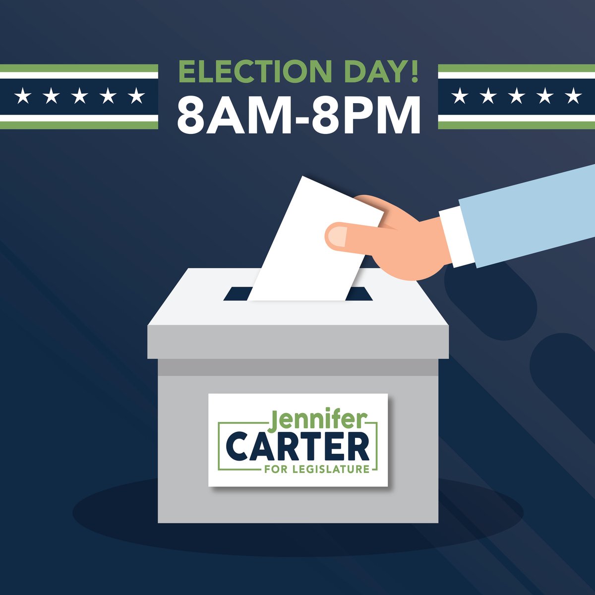 Good morning, #LNK! ☀️

You have 12 hours to make your voice heard today. If you are going to the polls to vote in person, please remember to follow social distancing guidelines – for your safety and for the safety of your friends and neighbors!

Happy voting! 🗳🎉