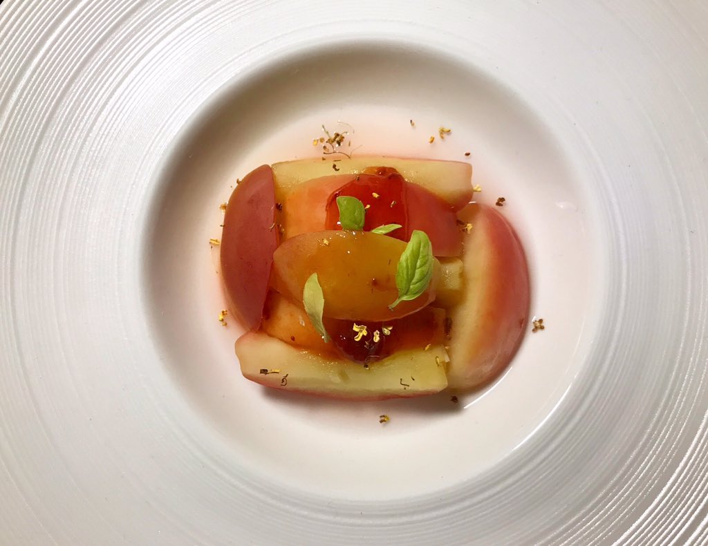 just a beautiful apple and a little water, the miraculous foods