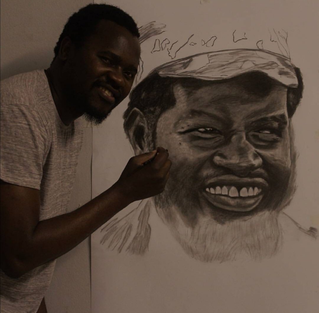 Sanzila's tweet photo. More life to this great statesman.

#virtualart #pencildrawing #charcoalart #namibia #art #samnujoma #namibiaheroes #namibiaart #portraitpainting https://t.co/ACO4DY0fcy