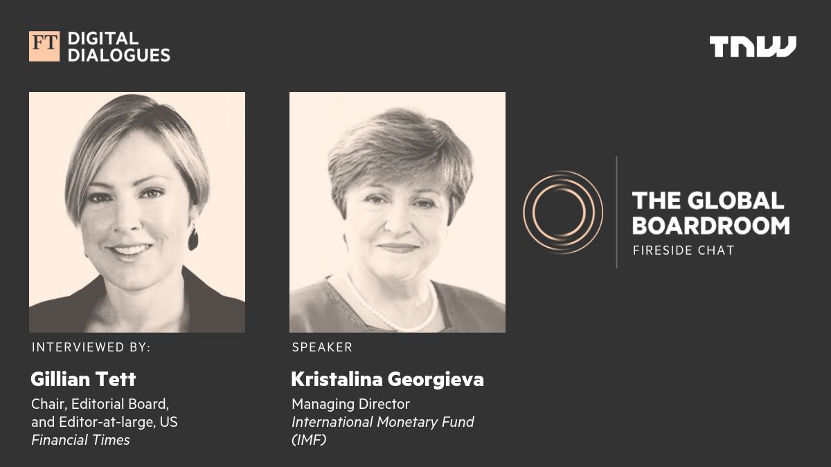 KGeorgieva's tweet photo. Join me on @ftlive today for a conversation with @gilliantett on the IMF’s role as global economic first responder in crisis situations and what we are doing to help distressed economies fight #COVID19. #FTGlobalBoardroom https://t.co/U41nOF2KYq https://t.co/9ewpdGLjqW