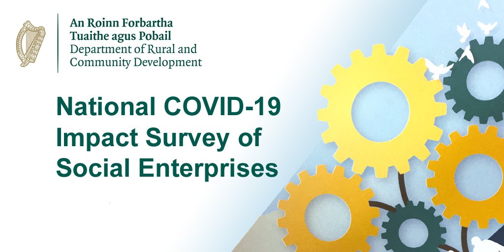 DeptRCDG's tweet photo. The national COVID-19 Impact Survey of Social Enterprises is still open for submissions. We are asking all social enterprises, that have not already done so, to complete this short 10 minute survey. 
More here > https://t.co/iabnhNwDJm https://t.co/DXPcTLEE6a