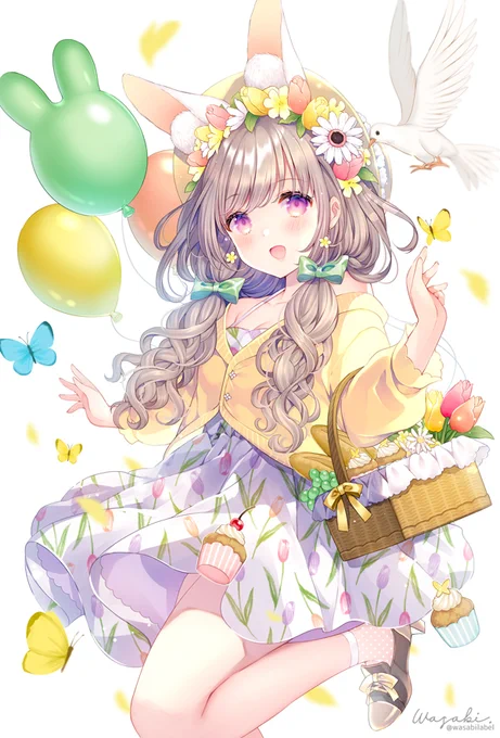 イースターピクニック #オリジナル #うさみみ https://t.co/ml92pxjAg8 