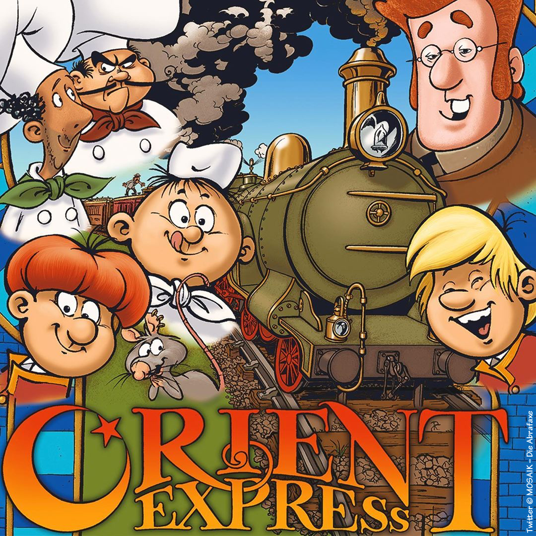 mosaikcomic's tweet photo. Abrafakt 7:

Ein ganzes Jahr verbrachten die Abrafaxe im Orient-Express als Kellner.

#mosaikcomic #mosaik #abrafaxe #abrax #brabax #califax #art #artwork #artist #comic #digital #illustration #kindgerecht #wissen #fakten #abrafaxefakten #orient #express https://t.co/CQABlOF0sH