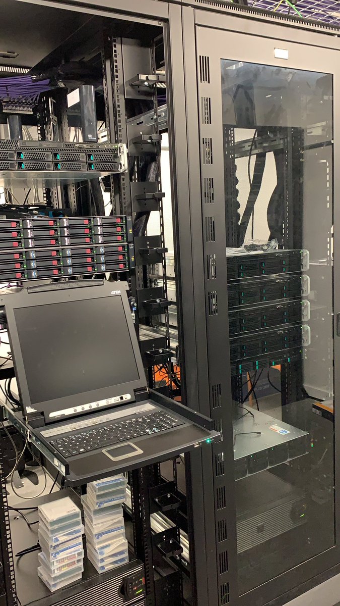 crsaat_it's tweet photo. Data centre day today at @thersaacademy ensuring offsite backups are completed successfully and tested for DR in line with continuity plans https://t.co/TzDE1QERtL