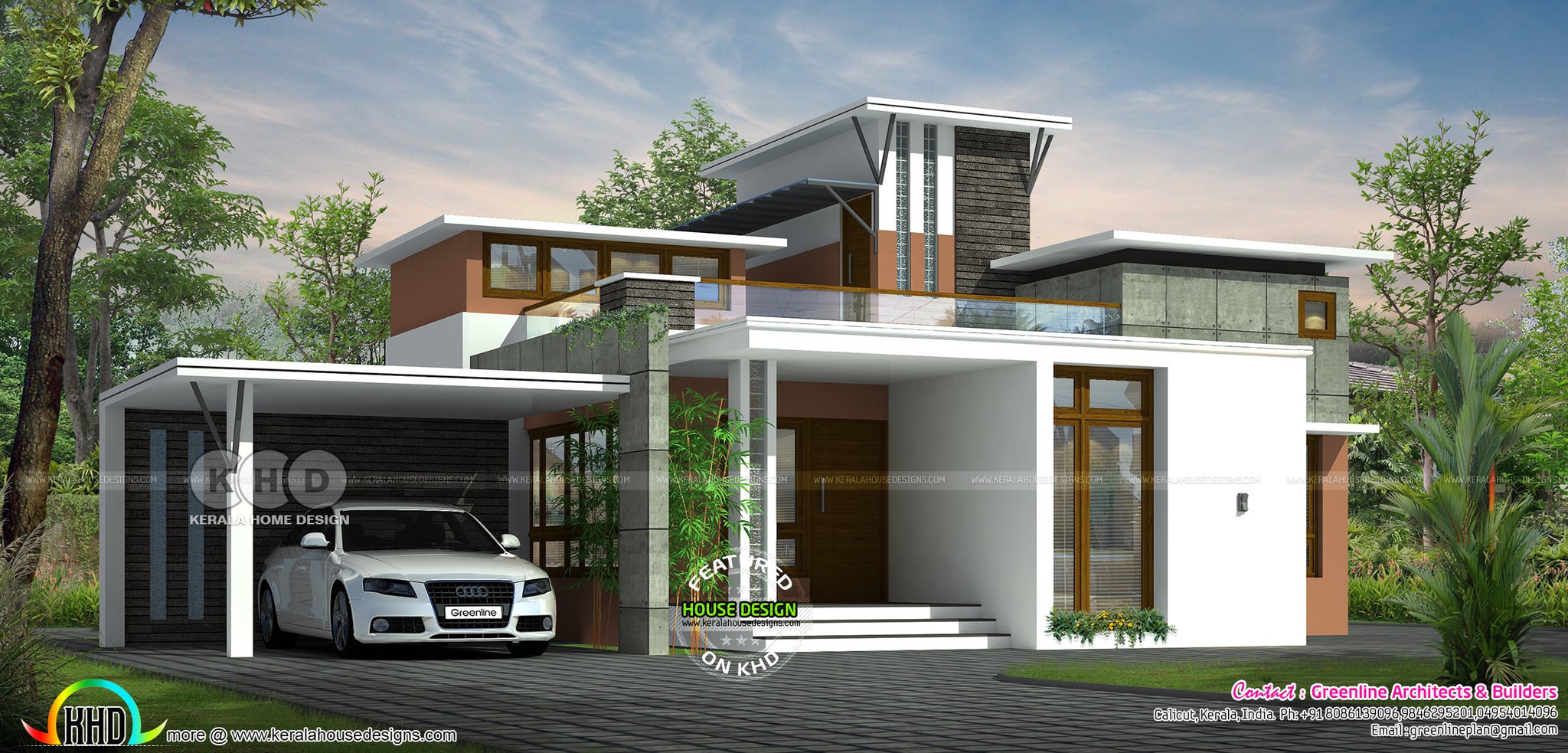 Kerala Home Design KHD on Twitter "Box model house plan https//t.co