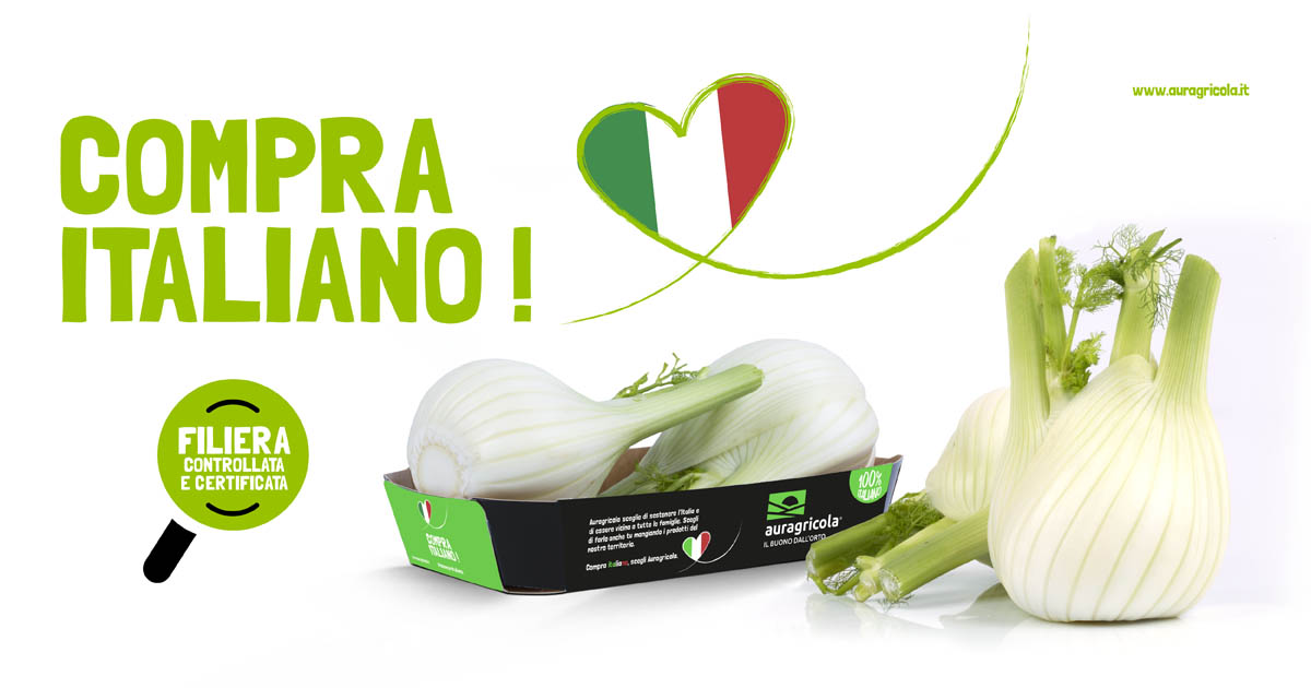 #Auragricola si propone con la campagna di comunicazione “compra italiano” che supporta sia l’agricoltura italiana durante il #covid19, sia la valorizzazione sul lungo periodo della produzione orticola italiana da filiera controllata e certificata fruitbookmagazine.it/auragricola-il…