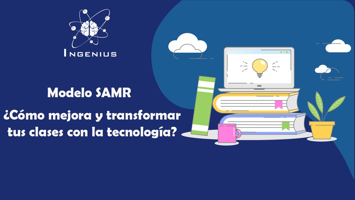 IngeniusLms's tweet photo. #Educación | Modelo SAMR ¿Cómo mejora y transformar tus clases con la tecnología?

🤓Un aprendizaje efectivo requiere de un diseño apropiado, un manejo correcto y una pedagogía acorde. 💻¿Cómo está integrando la tecnológica en sus clases? >> https://t.co/0AK1R00KZi https://t.co/ElflC5Oyfu