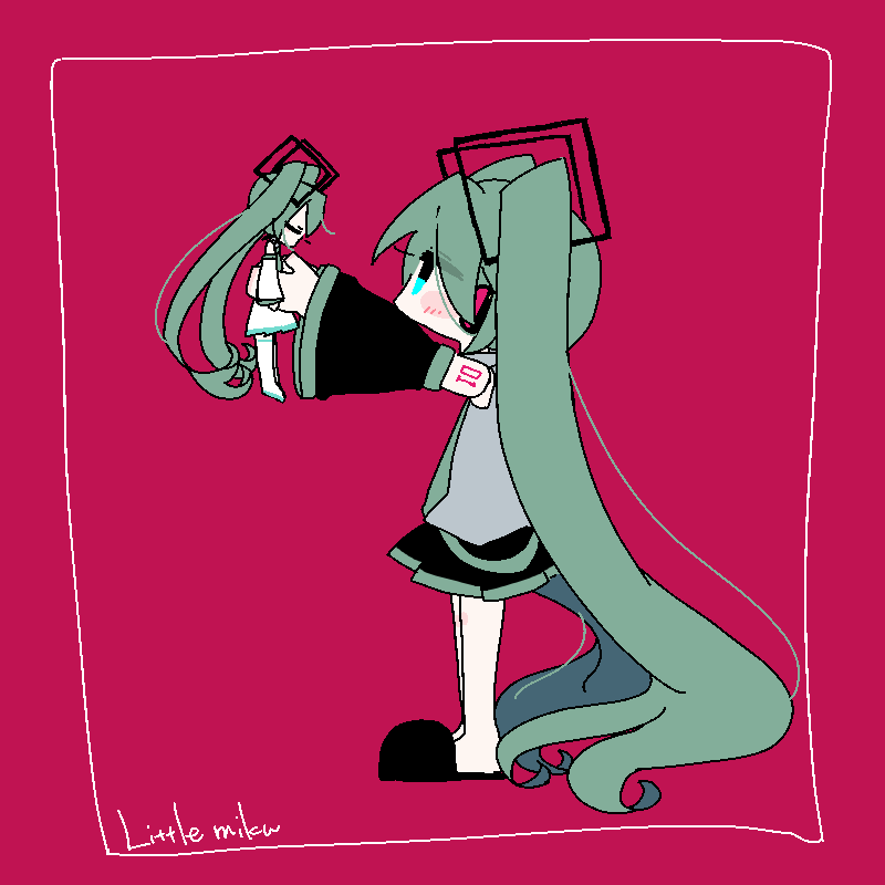 初音ミク 「拡張パーツ 」|なののイラスト