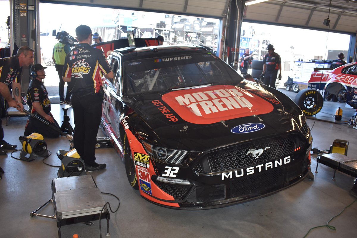 MMFFmagazine's tweet photo. .@GoFasRacing32 driver @CoreyLaJoie drove this special MotorTrend-wrapped #32 race car in the FanShield 500. Before battling it out there, we got a BTS look at his epic journey to race at the Daytona 500 in #NASCARALLIN. Stream it NOW on @MotorTrendApp https://t.co/vIUayGOyFI https://t.co/NJskqbwGwq