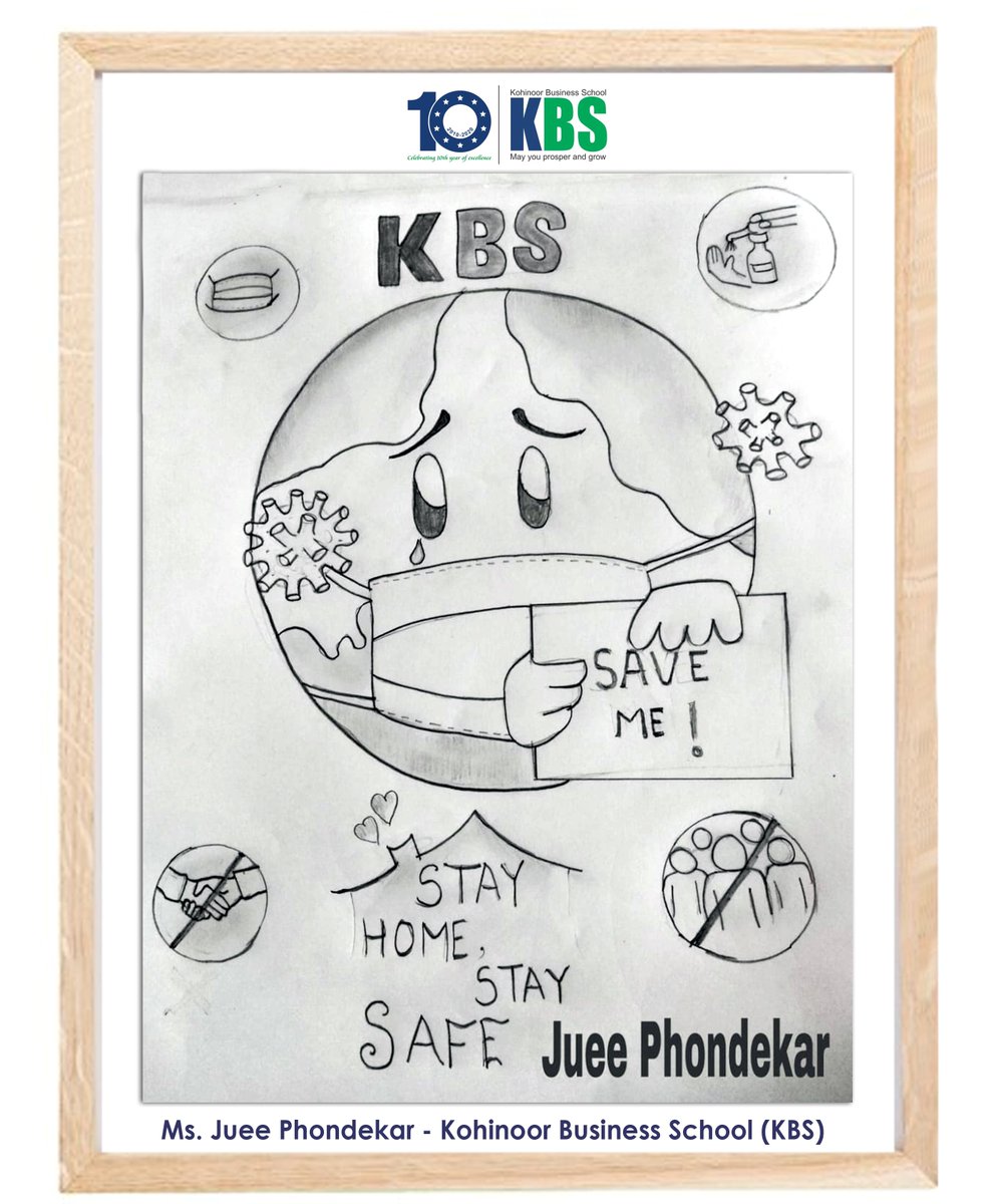 kbsmumbai's tweet photo. Our students created posters on Awareness on Protection and Prevention from Corona Virus. @kbsmumbai family urges everyone to follow rules to keep themselves and their family safe. Stay Home Stay Safe.
#KBS #Dayitva https://t.co/EgbEXxj7vg