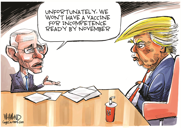 SentinelColo's tweet photo. Toon in Tuesday - A look at the world Tuesday through the eyes of political cartoonists from across the globe - Sentinel Colorado https://t.co/yoVKdnwy4Q
#Cartoons #COpolitics #TrumpVirus #OpenAmericaNow #Liberate #TestingShortage #AhmaudArbery #ZoomFatigue
#NoPaywallHere https://t.co/ZmzbdTCAft