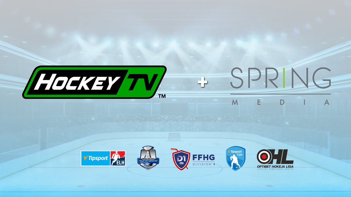 HockeyTech's tweet photo. HockeyTech and Spring Media Announce Media Rights Agreement for 5 European Professional Hockey Leagues.
 
All league games will be broadcast on HockeyTV in North America, adding 1,500 games to the HockeyTV lineup.

https://t.co/dRofU1Ipym https://t.co/v8lkRMqNPZ