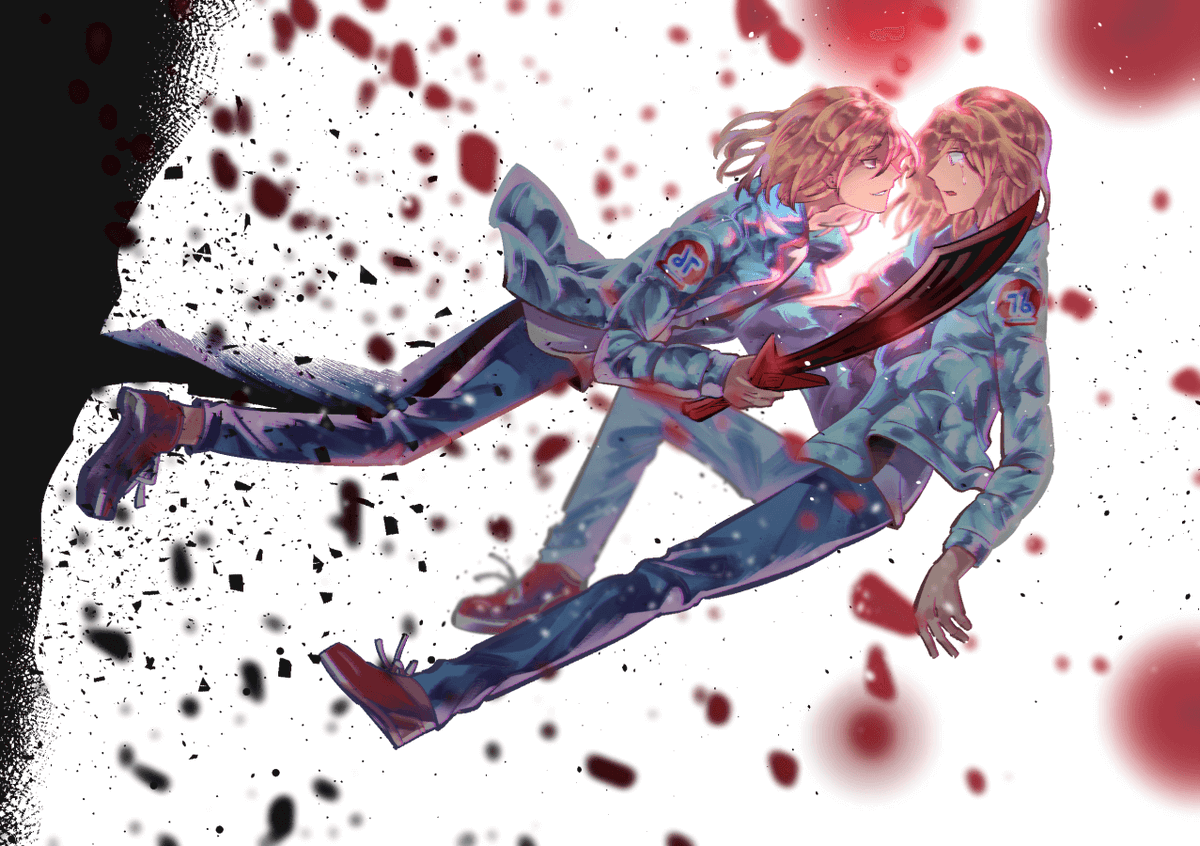 「20.05.12[仮面ライダー龍騎]リュウガと真司 」|🅜🅞🅚のイラスト