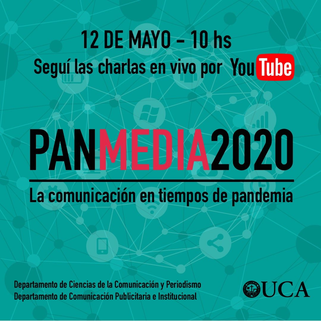 UCASociales's tweet photo. 🤓YA ESTAMOS en PANMEDIA🎧.                       Súmate! de 10 a 13:00 y segui las charlas online👉https://t.co/InW8cWvIBA
Organizan: @UCAPeriodismo y #PublicidadUCA de @UCASociales https://t.co/uBaoLSoGTc