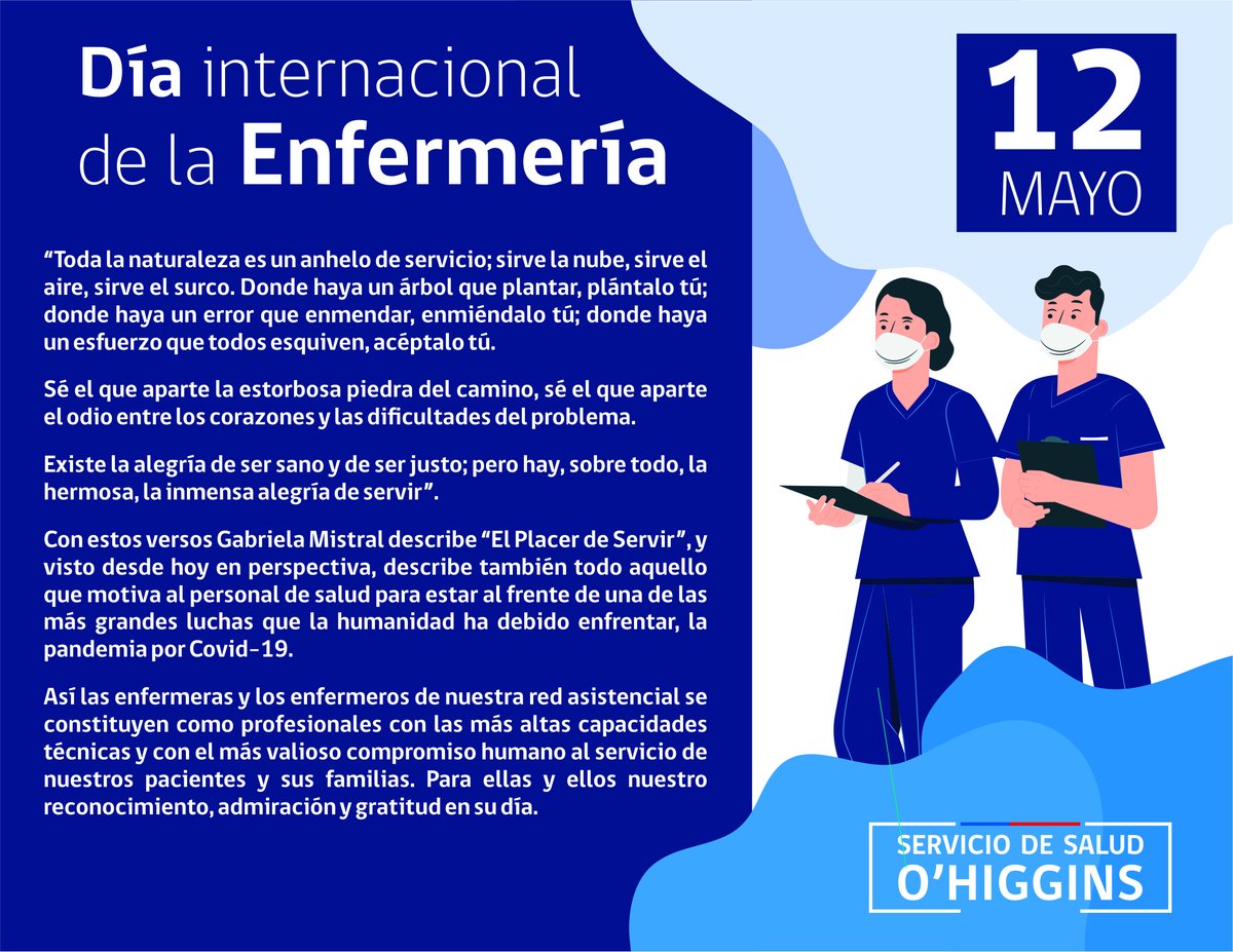 Saludamos a todos los enfermeros en su día y en especial a nuestros funcionarios de la red pre hospitalaria por su gran labor. 
#diainternacionaldelaenfermeria 
#DeEstaSalimosJuntos 
#SAMU