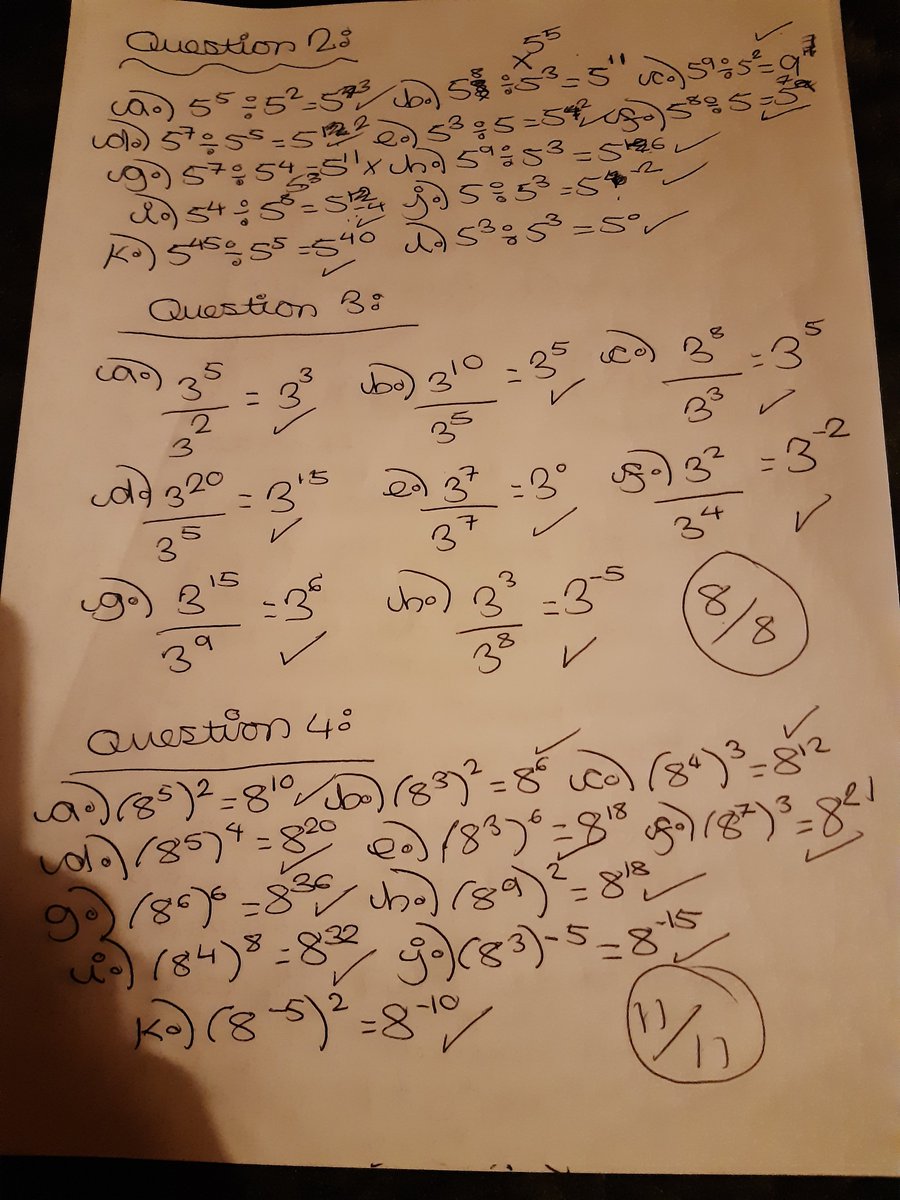 MathsSTMCA's tweet photo. It is an absolute joy to see our students working so hard during this time. Showcasing the work of some of our fantastic year 8, 9 and 10 students. @StThomasMoreCA Here we have Afsheen, Asia and Isobel. (1/5) https://t.co/A41Bp86KF2