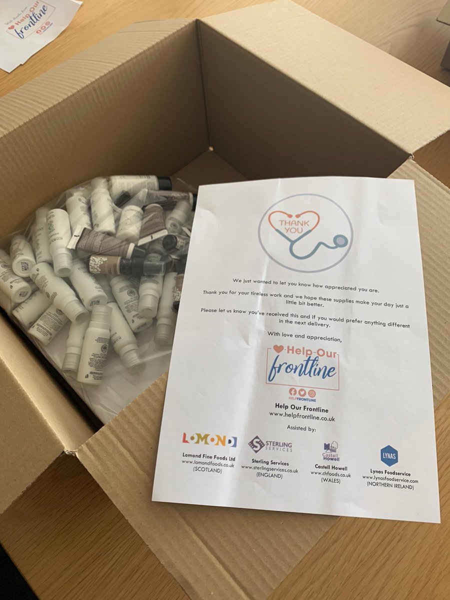 helpfrontline's tweet photo. Good afternoon! We’ve been a little quiet recently, but only because we’ve been working behind the scenes to prepare the first phase of care packages to be distributed to #frontline locations. https://t.co/wpKGnm7Lt3