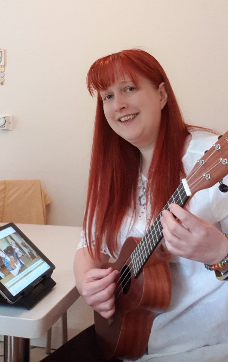 ashfield_girls's tweet photo. Mrs Lyons has made it to week 4 of the ukuladies tutorials- who's keeping up? #ukuladies #lockdownskills #togetherathome https://t.co/Mxoi3pDblL