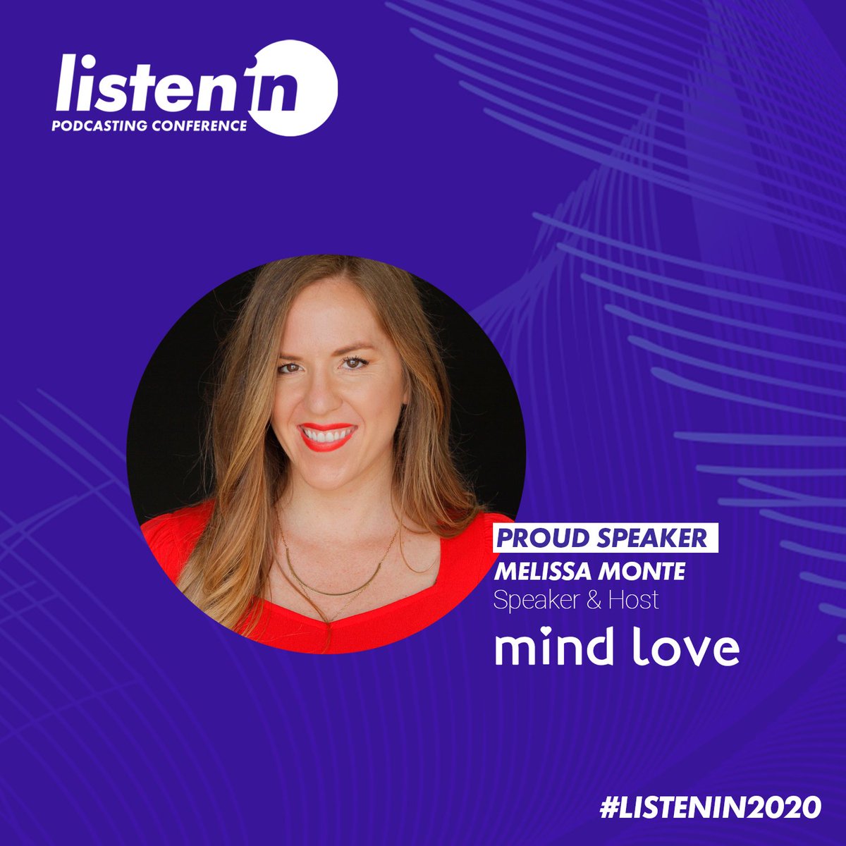 ListenInConf's tweet photo. 🎙️ #SpeakerSpotlight – @mindlovemelissa, Speaker and Host @mindlovepodcast!

Melissa Monte is one of today’s influential and thought-provoking explorers of the mindset and positive energy.

Hear from Melissa at #ListenIn2020: https://t.co/xzq5Iai04r https://t.co/3PEoEBGokh