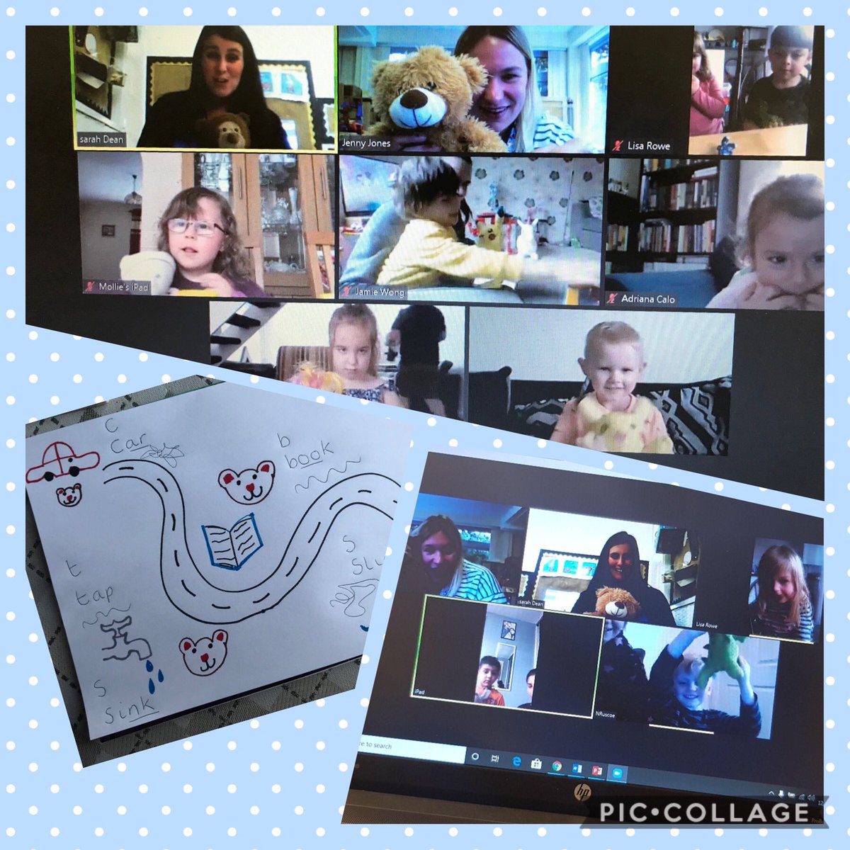 Gorsefield's tweet photo. Nursery and Reception we enjoyed seeing you all today in our Zoom lessons! We can’t wait to see your Teddy going on a journey around your house, don’t forget to post them on Tapestry or Tweet us! See you next next Tuesday on Zoom. We hope to see more of you 🐻#GoingOnABearHunt https://t.co/XbnxUyLr5G