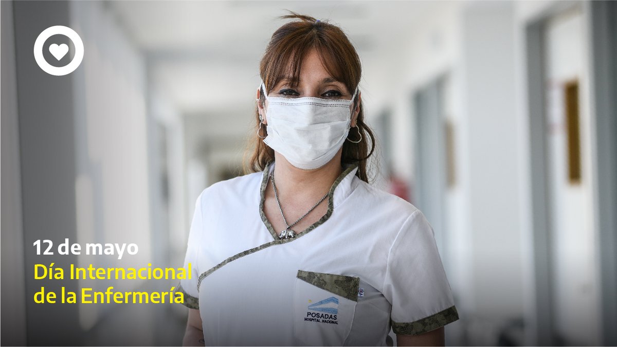 Sedronar's tweet photo. En el #DíadelaEnfermería queremos homenajear y felicitar a las enfermeras y los enfermeros que día a día trabajan con mucho esfuerzo para acompañarnos y cuidarnos. 

Feliz día a todas y todos! 

#ArgentinaUnida https://t.co/kJvJoANu9i