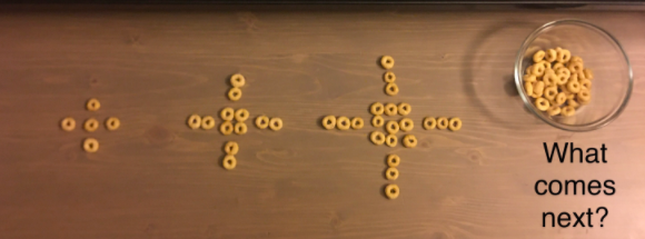 MsFierst's tweet photo. 1. Find something at home to recreate the pattern below (rocks, paper, toothpicks, macaroni, etc.)
2. What comes next? How did you know?
3. Leave your pattern &amp; materials out for someone else to add the next step. Share their work &amp; thinking as well.
#mathwithmeMN @mathwithmeMN https://t.co/x90eYevudP