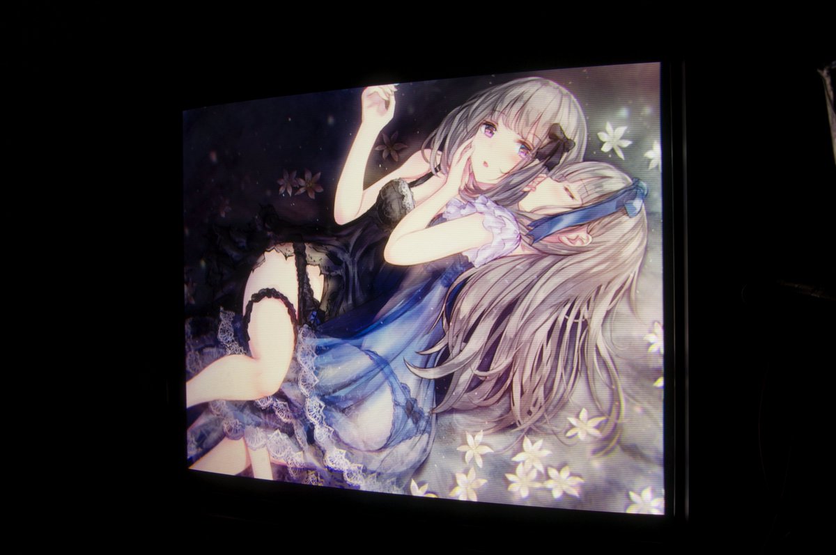 koyatenn1's tweet photo. SONY BVM-20F1Jでイラストの鑑賞。
機器構成を元に戻して画質の改善行ったついでに撮影方法を変更してみました。
#525i #BVM #HRトリニトロン #EBU蛍光体 #VideoDAC #LS #SPG #OCXO #SDI #4BNC #CSync #ExtSync https://t.co/YsfeLVG69u