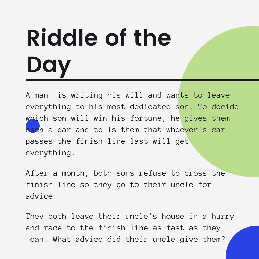 BAM_Library's tweet photo. This riddle reminds me of a Brothers Grimm story.🌟Read any fairy tales lately, @BAM_MS_Official? Answer to May 11’s puzzle: Sunday. #riddles #onlinelearning #bamconnected https://t.co/fQdMl2v2A4