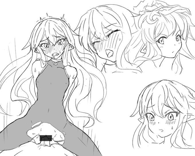 #グラブル
(NSFW)
落描きメドゥーサ 