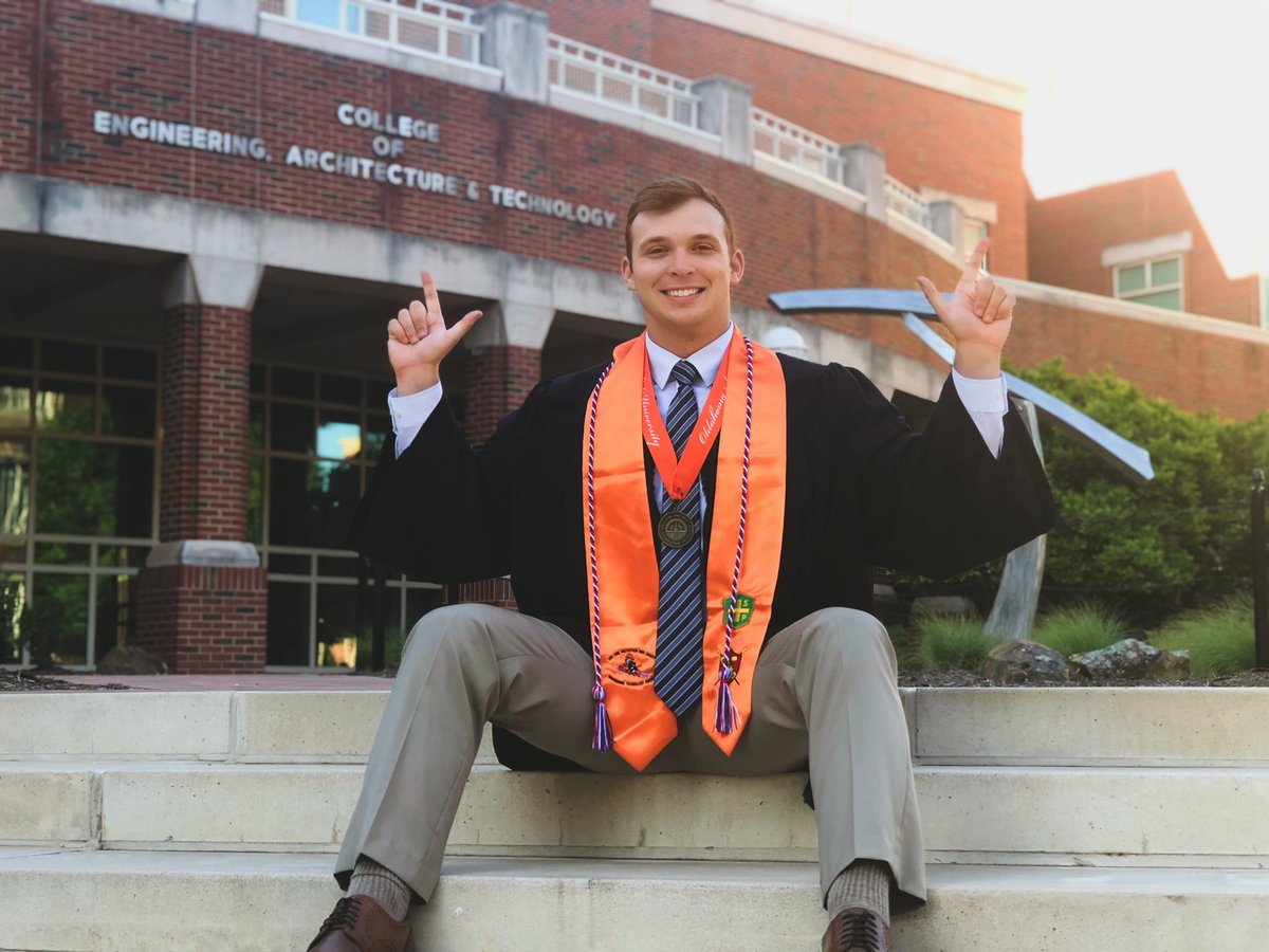 FPSETatOKstate's tweet photo. Let’s celebrate our #okstate #ceat #fpset #2020Graduates 🎓! Congrats to Keith Geddie! He will be heading off to Mississippi to work for International Paper at a containerboard manufacturing facility! Keep them safe! @okstate @OSU_CEAT https://t.co/MsNurP23Ss