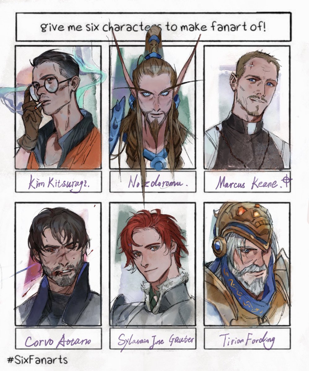 medivh520's tweet photo. #SixFanartsChallenge https://t.co/ig6wQJKuIS