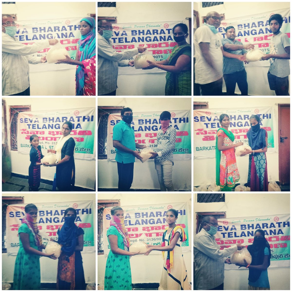 NethajiNareshK's tweet photo. Distributed grocery kits to #sevaBharathi #Volunteers, #Tuition kids and #BajanMandali at #SrinagarColony, #Ramanthapur.
#SevaBharathi
#FindTheNeedy
#FeedTheNeedy
#FoodToNeedy https://t.co/8mfETVRsgB