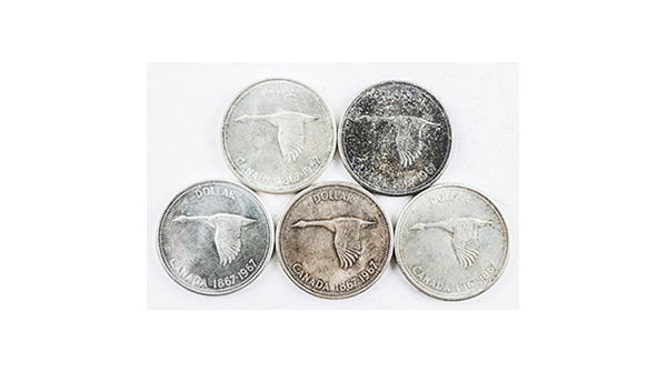 Auction_Network's tweet photo. Lot (5) 1867-1967 Silver 1.00
https://t.co/cZlQLPxjTc - Online Auction Tuesday May 12th, 2020 At 7:00 PM EST.  #Coins #Banknotes #Silver #Gold #Jewels #Stamps &amp; More! Collector Estates #CoinAuction #OnlineAuction #CoinAuctions #JewelleryAuction #Collectibles https://t.co/DrR5h278hs