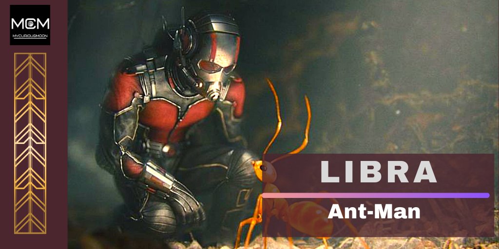 mycuriousmoon's tweet photo. Persuasive, clever, and determined, the good guy #ScottLang aka #AntMan possess the greatest strength of a #Libra to dodge even the most tricky of situations https://t.co/GDKp29d0M0
#MyCuriousMoon #AvengersWorld #AvengersZodiacSign #AvengersSunSign #AntManSunSign #AntManSunSign https://t.co/YroOnBa9A1
