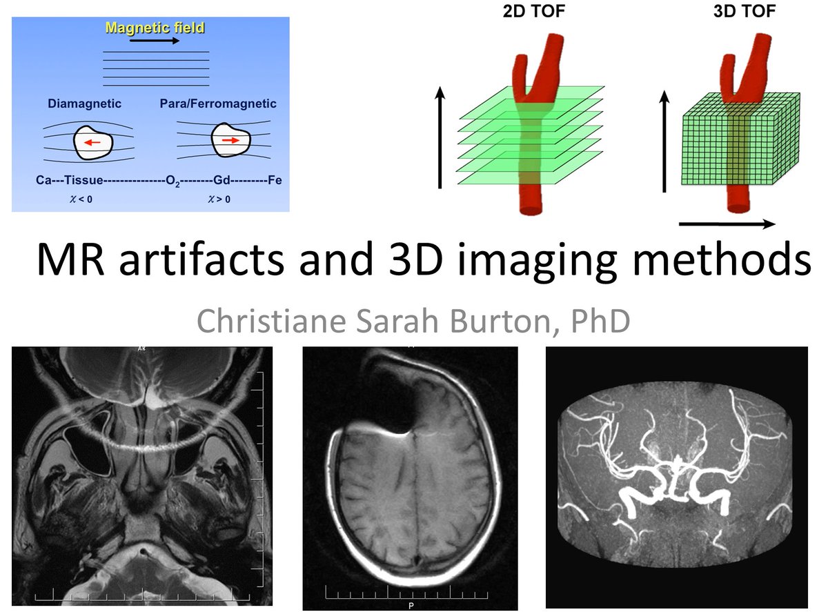 ConsultBoston's tweet photo. Next week I will be giving a talk on MR Artifacts and 3D imaging. This will be the final part of my 3 part lecture on #MRI. I will upload my lecture onto #YouTube.
#MRartifacts #MRI #imaging #diagmedphys https://t.co/JfWhEsKtvu