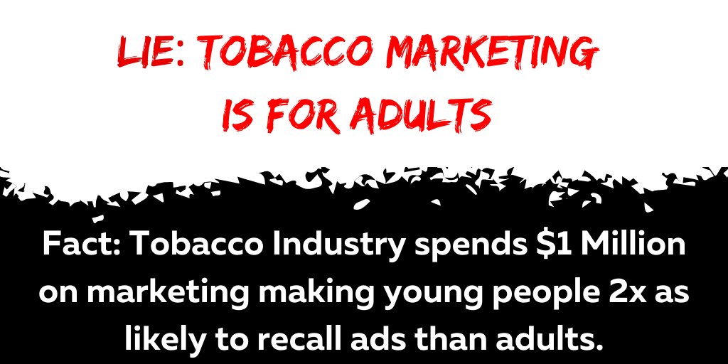 Tobacco_LIES's tweet photo. DAY 2: When Big Tobacco lies, our youth participating in #MATL2020 tell the TRUTH! RT and let other members of your community see the real story about tobacco marketing and how our children get lured in. #7deadly lies https://t.co/fcF4EsmVqc
