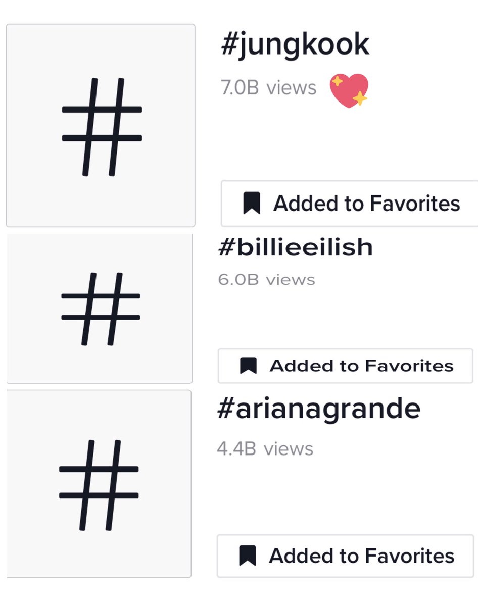 Daily_JKUpdate's tweet photo. #jungkook Tiktok hashtag views even surpassed worldwide superstars like Ariana Grande &amp;  Billie Eilish!

@BTS_twt  #방탄소년단정국 https://t.co/AUhYQV3KAy
