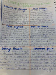 StNicksHumsDept's tweet photo. Some more great work coming in from one of our Year 7 student Lily who created this on Henrey VIII wives. Keep them coming into us! 👑🙌 #homelearning #personalbest https://t.co/yUSFJqgvGg