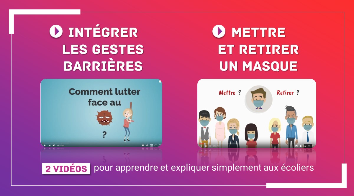 AcAmiens's tweet photo. 2 vidéos sur les gestes barrières et le port du masque ont été créées par J. Hubert, prof de maths au collège de Ham et référent CARDIE. Conformes au protocole sanitaire elles peuvent être utilisées à l'école.➡️ https://t.co/ncptwFbUmL ➡️ https://t.co/r7jg1NEM8V
#RetourEnClasse https://t.co/Auwy6MM7qL
