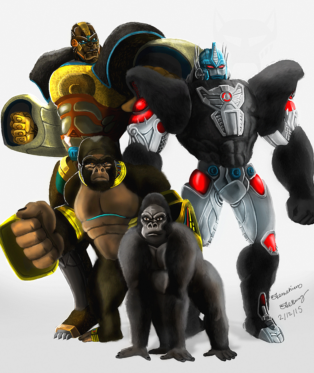 Optimus Primal and his Gorilla Mode (Transformers Beast Wars and Beast Machines)

Happy Birthday Takehito Koyasu!!! 