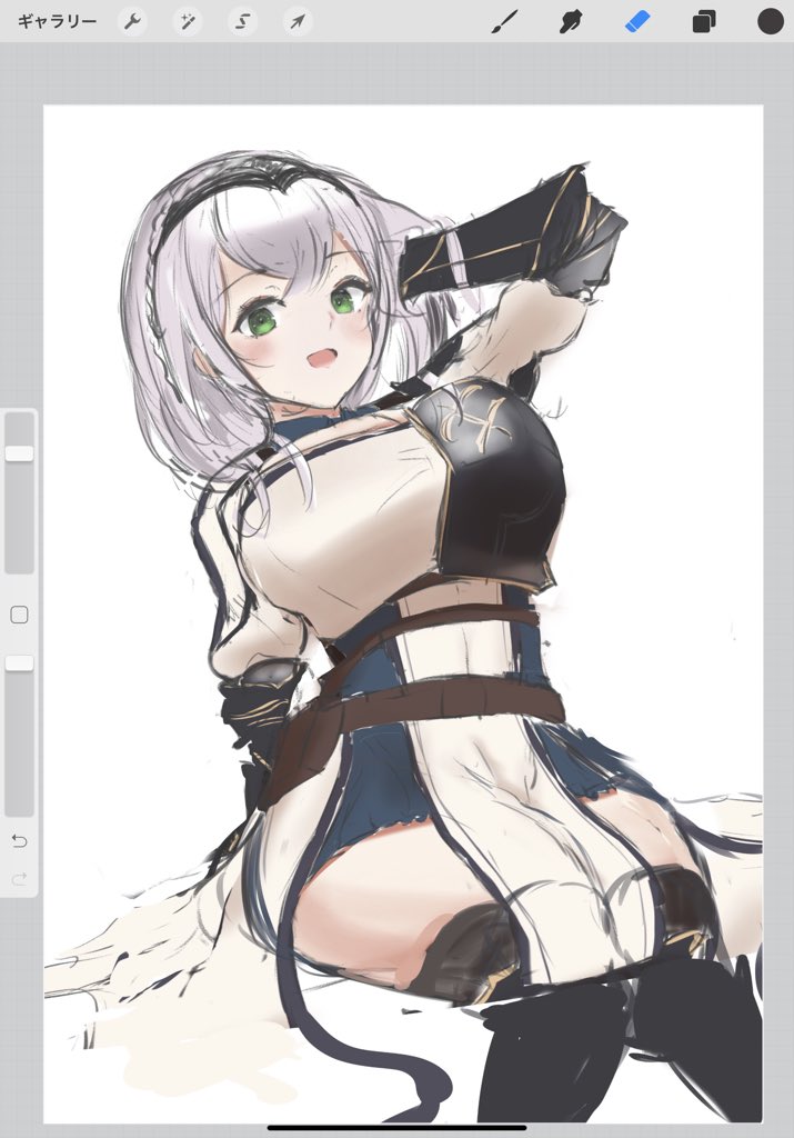 ラフで力尽きた
団長さんはまた今度 