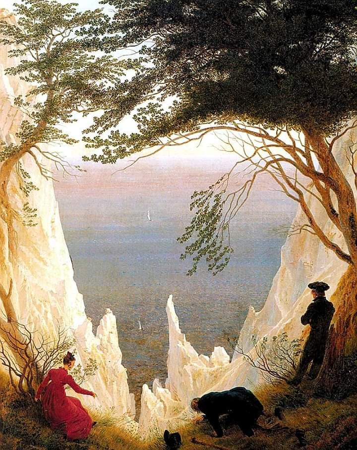 I vasti orizzonti generano le idee complesse, i piccoli orizzonti le idee ristrette.

Victor Hugo

🎨Caspar David Friedrich - Le falesie di gesso  di Rügen,1818